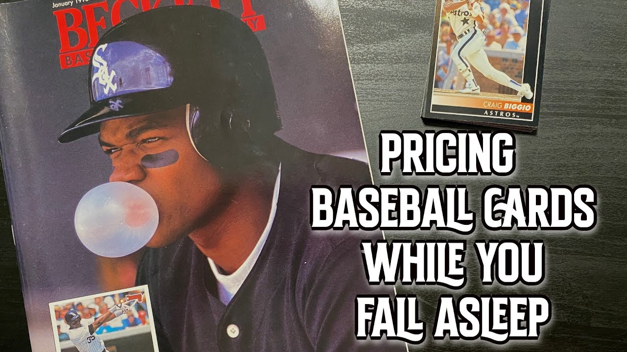 PRICING BASEBALL CARDS WHILE YOU FALL TO ASLEEP | Sports Card ASMR | ASMR sounds and triggers