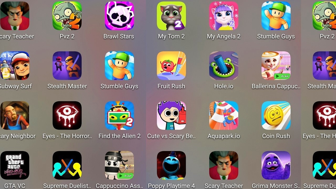 Roblox, Sprunki survival,Zombies Tsunami,Hcr 2,Subway Surf,Death Puzzle,Save The House,Free Fire