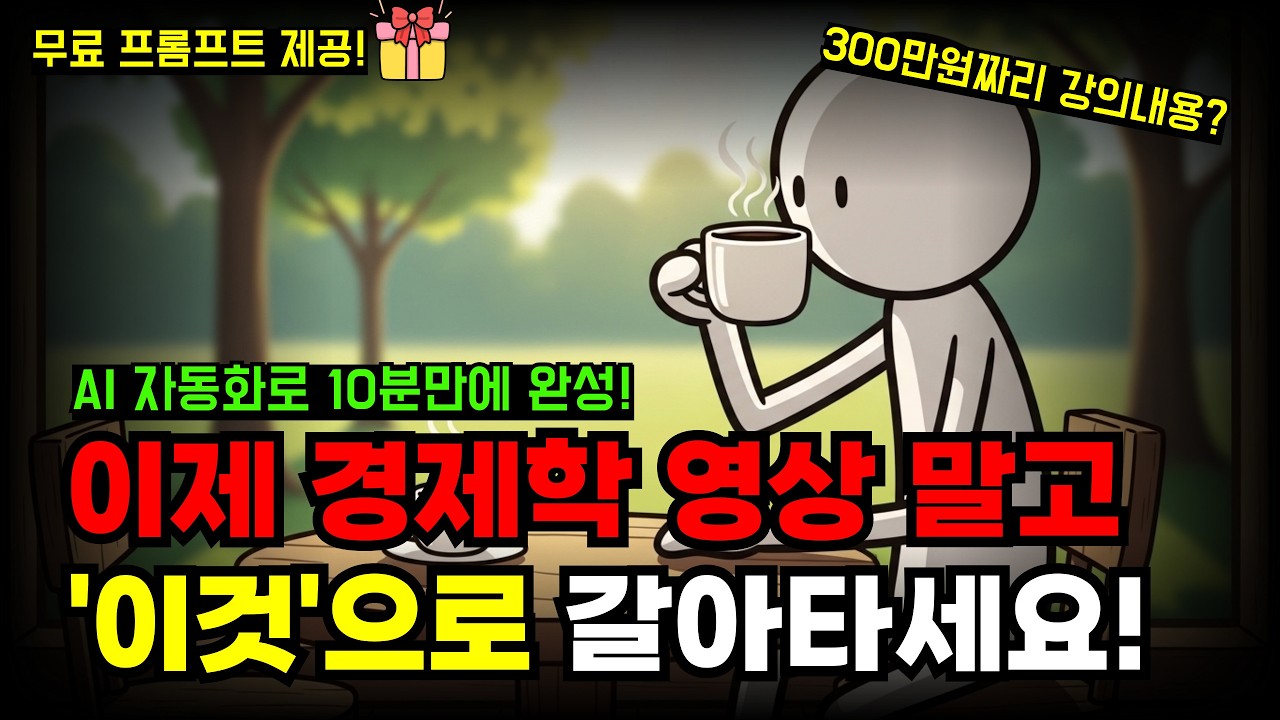 AI 경제 유튜브말고 요즘 뜨는 심리학 채널로 빨리 갈아타세요! [무료프롬프트 제공]