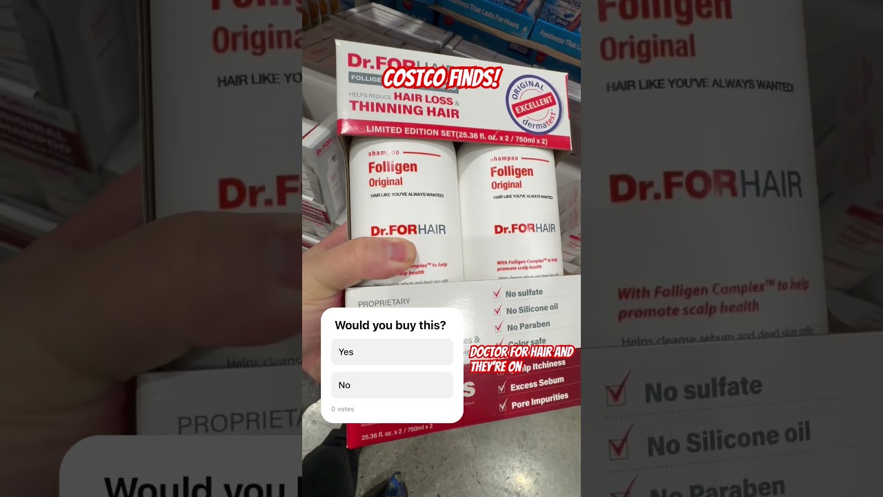 Dr. FORHAIR Folligen Original Shampoo at Costco! 