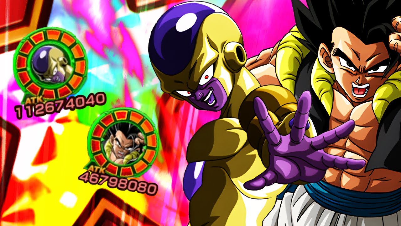NUMBER 1?! MI SA DI SI. 100% LR GOLDEN FRIEZA + GOGETA SHOWCASE LINK LVL 10! DBZ: Dokkan Battle
