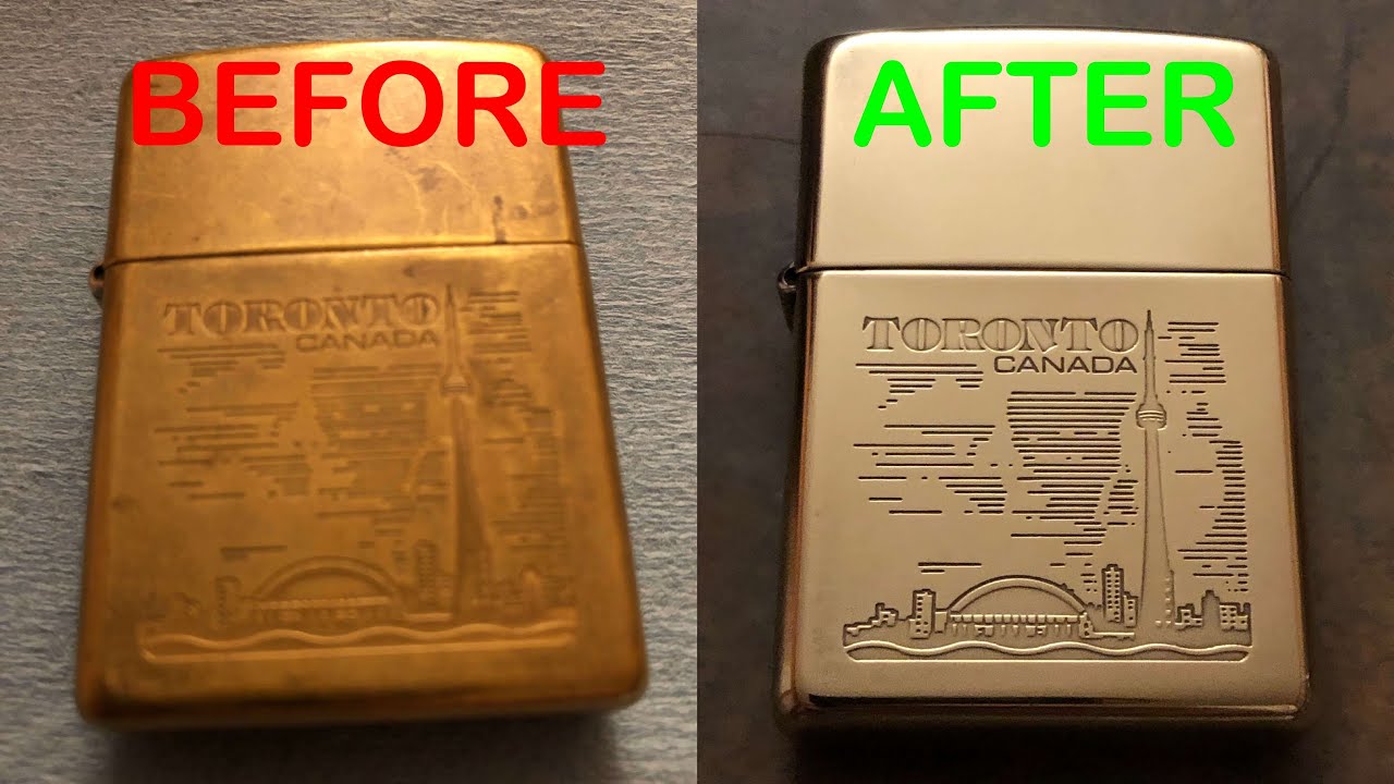 Restoring the Shine on a Brass Zippo