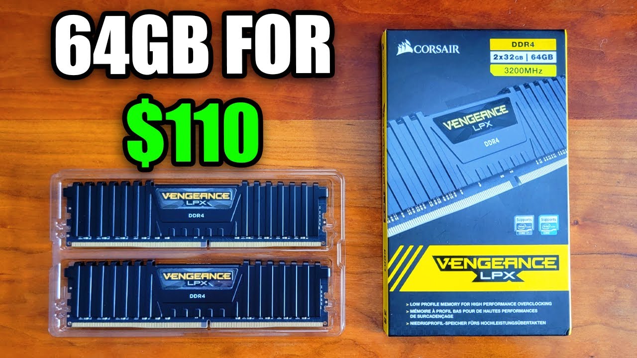 Corsair Vengeance LPX 64 ГБ DDR4 Ram — распаковка и обзор