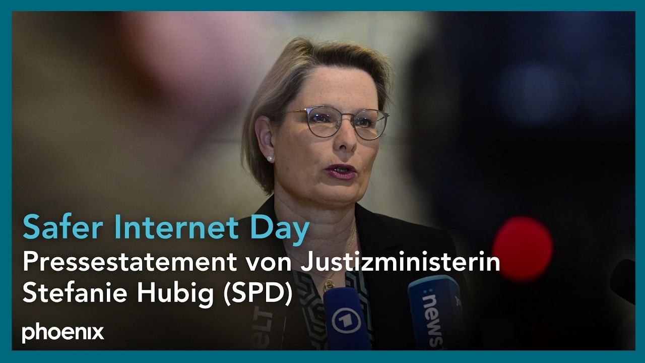 Safer Internet Day: Pressestatement von Justizministerin Stefanie Hubig (SPD) | 10.02.2026