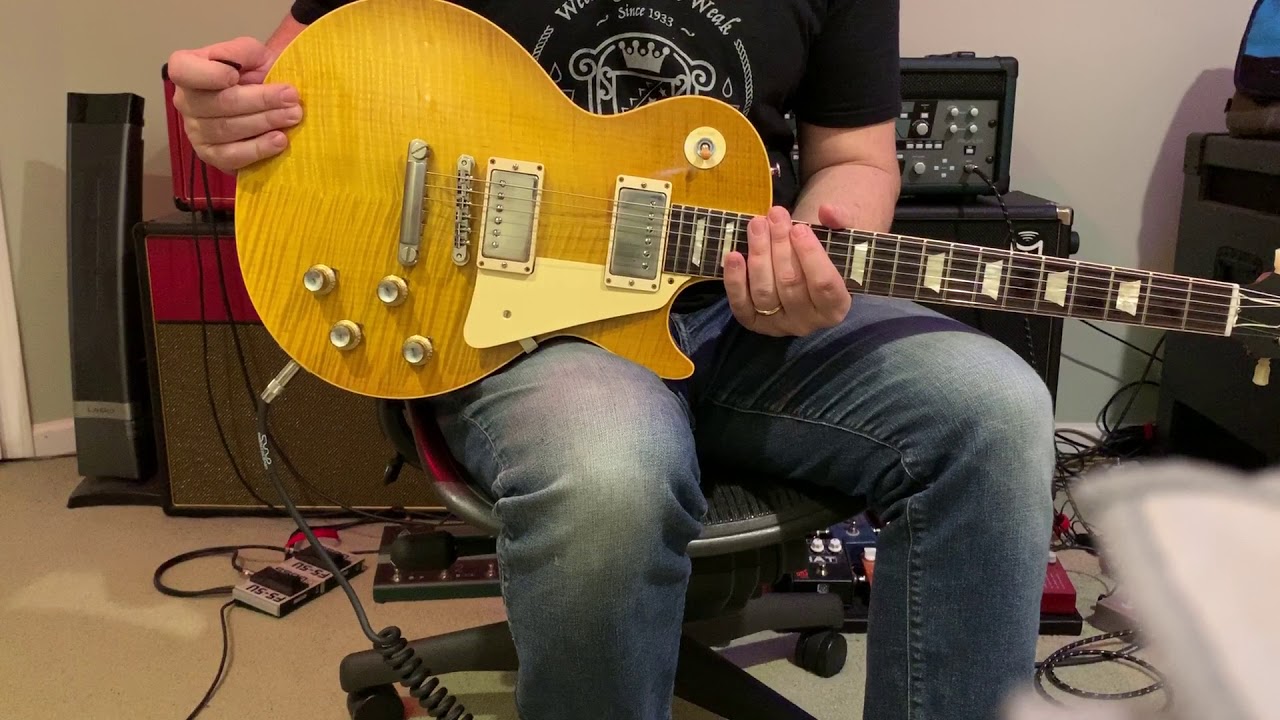 2018 Gibson Custom 1960 Reissue Honey Lemon Fade VOS - R0 Demo