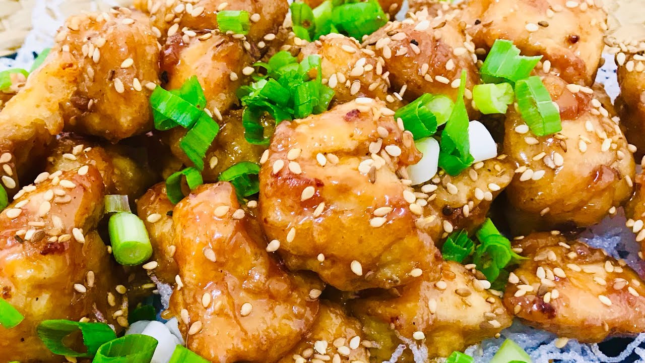 دجاج صيني بالسمسم # sesame chicken
