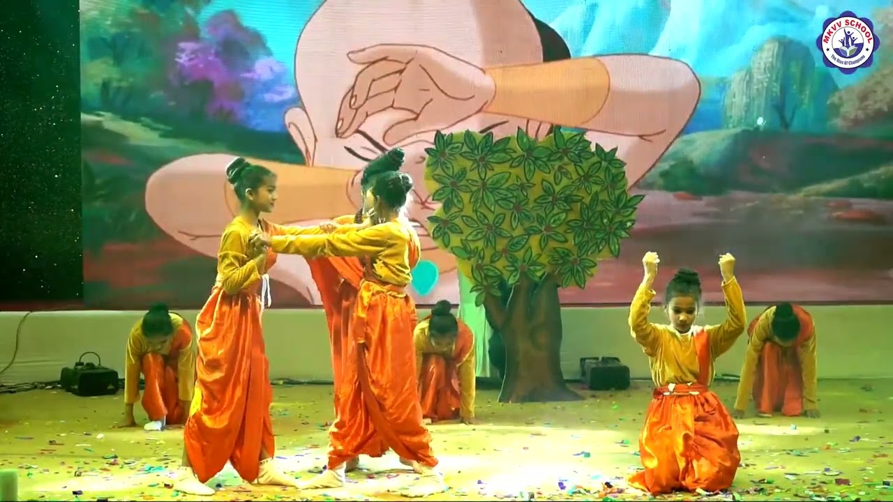 ANNUAL FUNCTION 2023-2024 GAUTAM BUDDHA ACT (BIRTH TO END) SHAMAM THEME MORNING SHIFT
