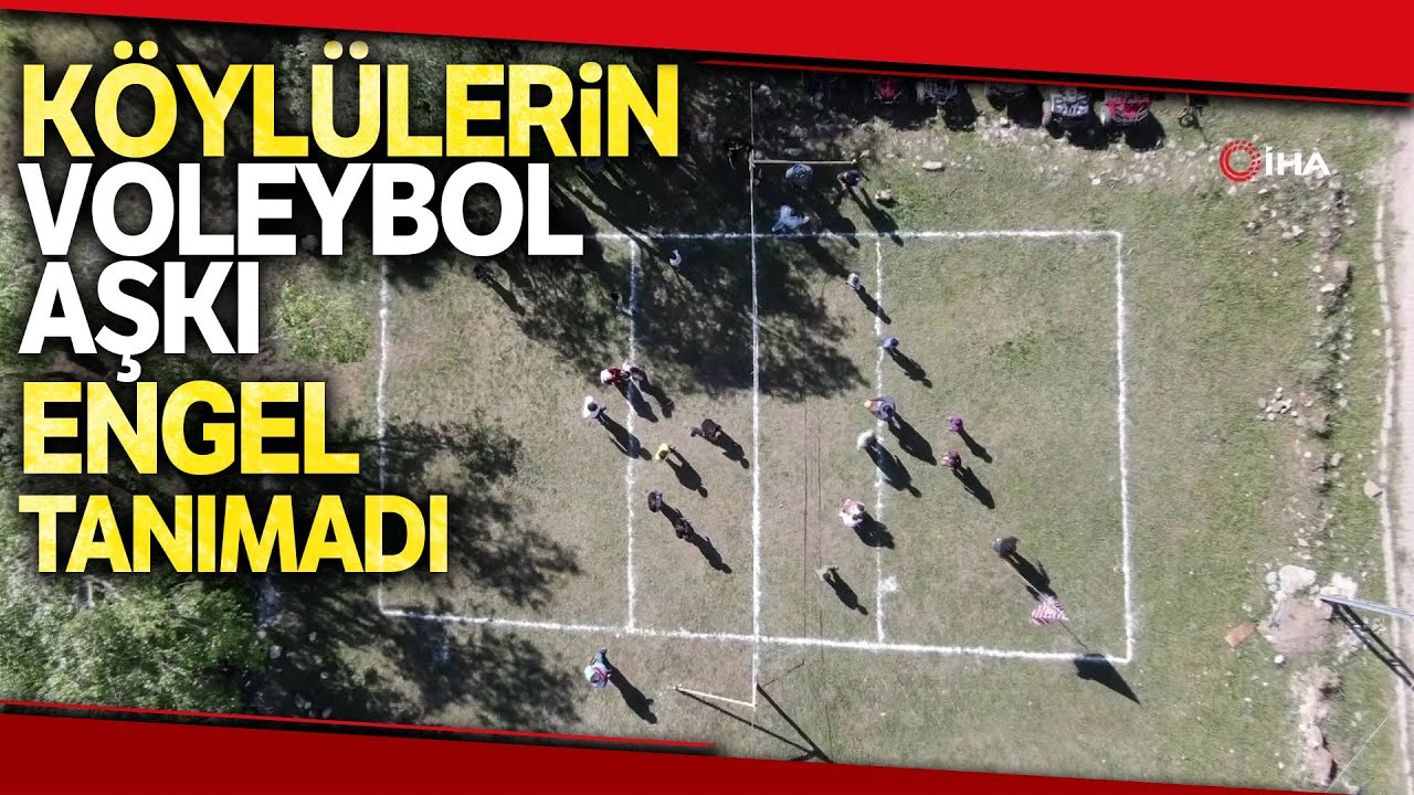 Hacımirza Köyü Sakinlerinin Voleybol Aşkı Engel Tanımadı