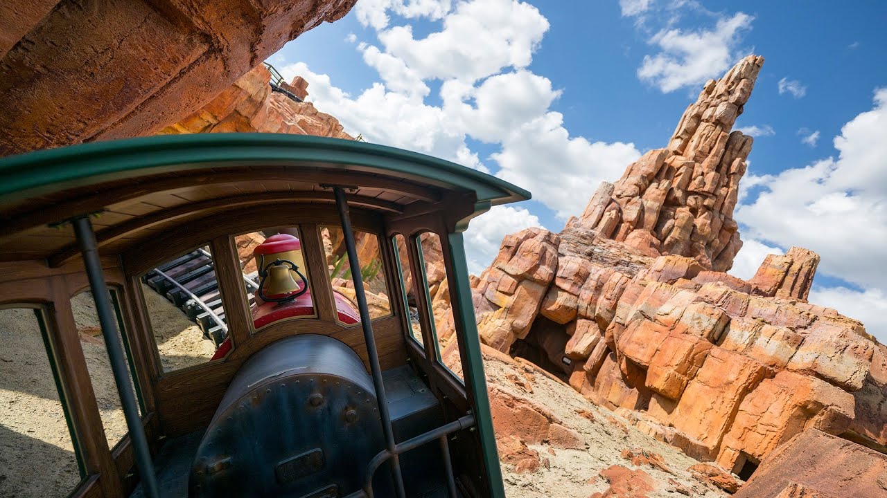 НОВИНКА! Видео с видом от первого лица на аттракционе Big Thunder Mountain Railroad в Magic Kingdom!