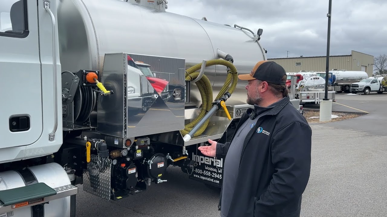 Imperial Industries Truck of the Week: Mack MD6 for Hallman’s Septic