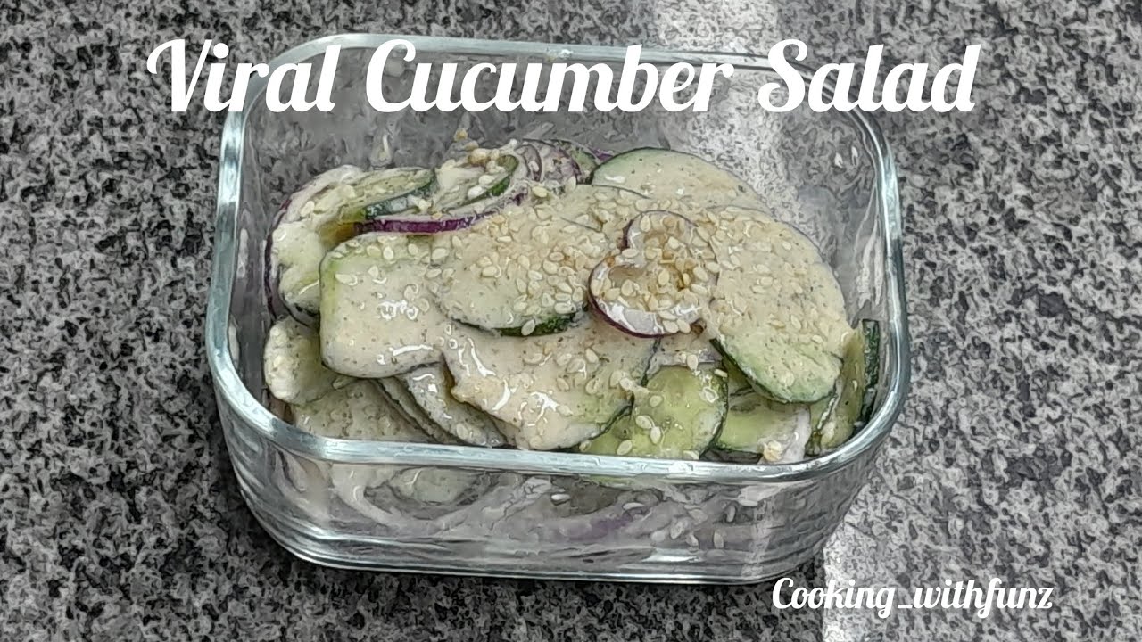 Cucumber Salad / Viral Cucumber Salad / 2mins easy recipe of salad @cooking_withfunz