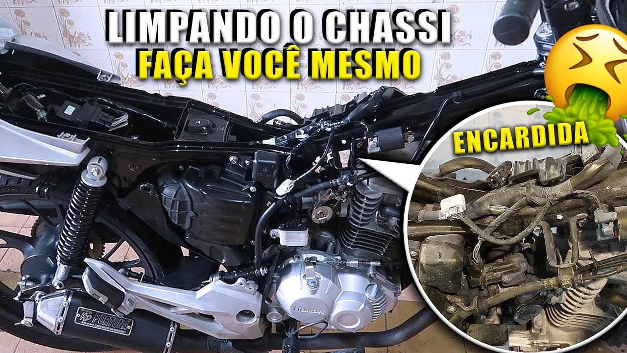 COMO LAVAR O CHASSI DA MOTO SEM DANIFICAR A ELETRICA