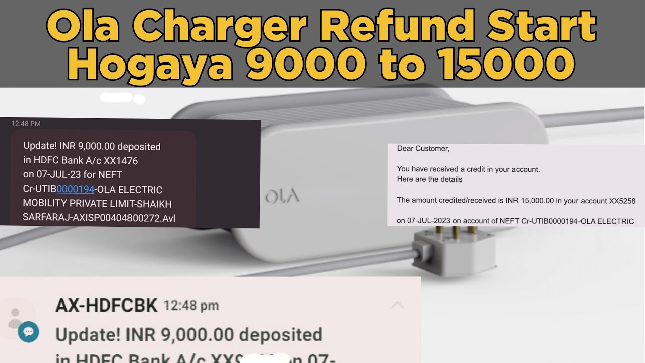Ola Scooter Charger Refund Started