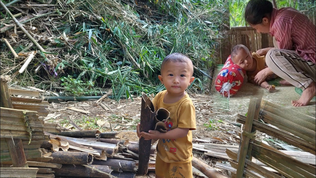 Single mother, 17 years old spreads around the house to grow vegetables, Ly Tieu Anh