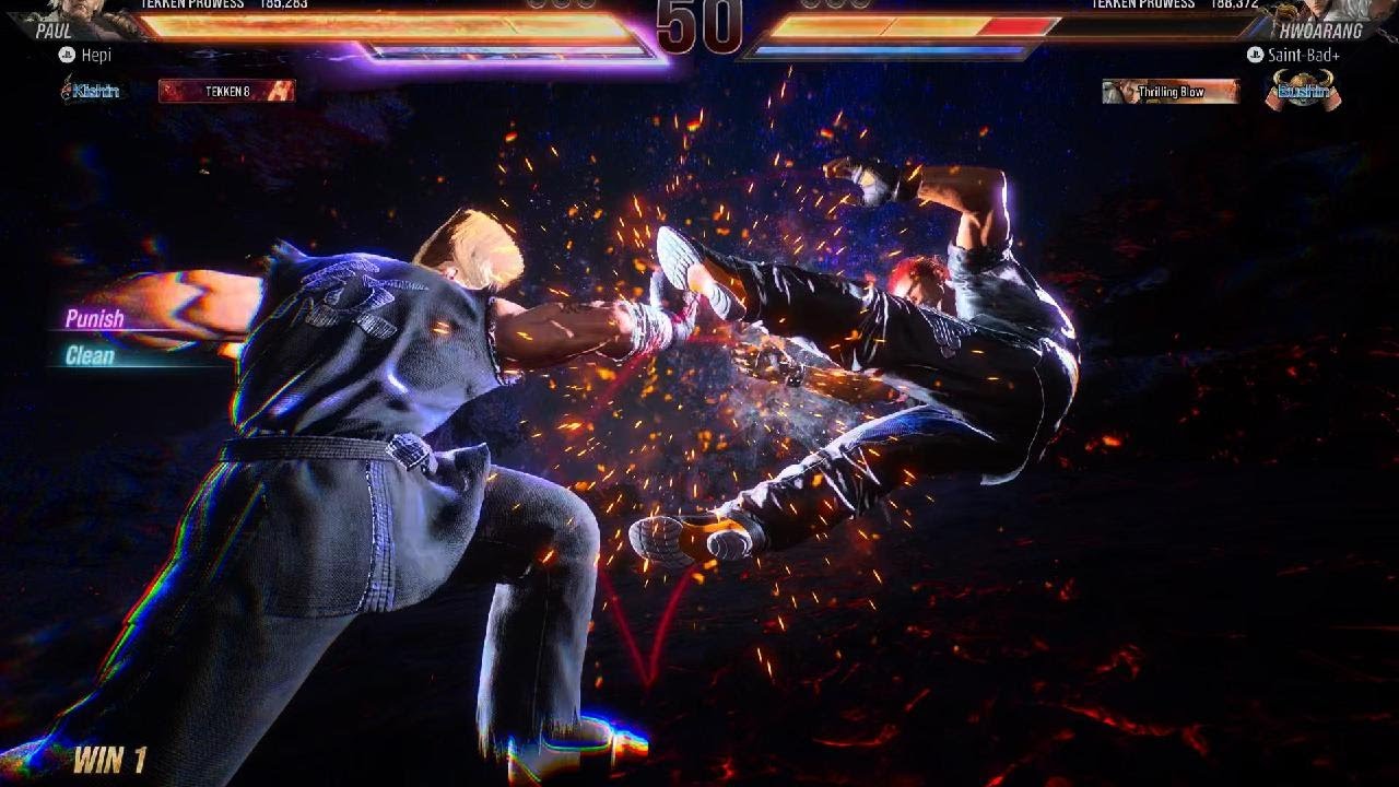 Most of the time I get my ass kicked by a hwoarang but this time..not😀