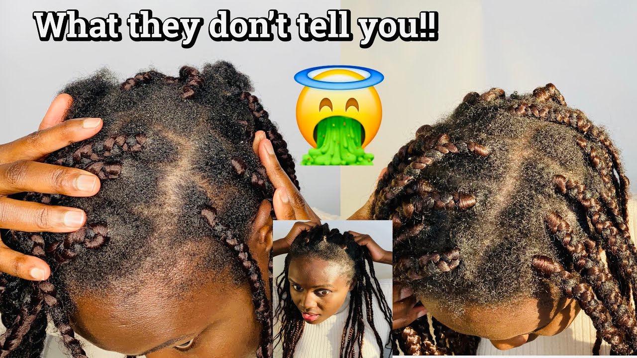 🔥BEST WAY TO ￼TAKE DOWN 2 MONTH OLD BRAIDS +Length Retention/No breakage✨