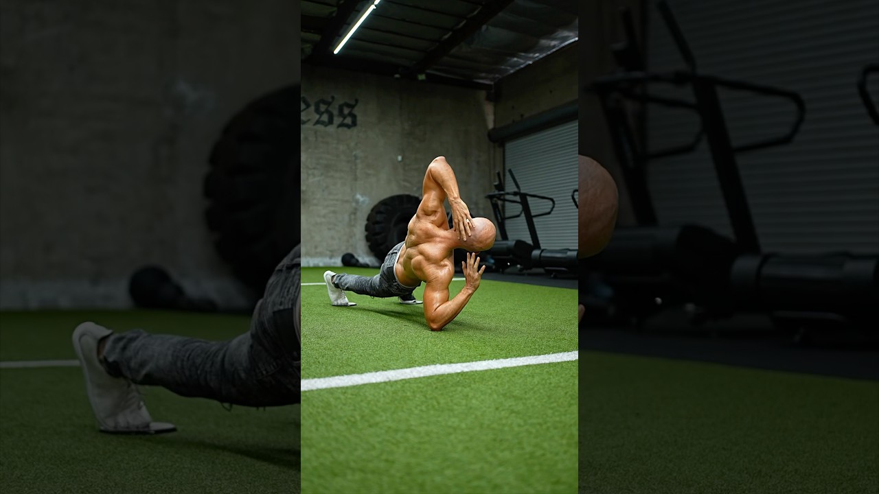 Dynamic push up challenge 🦾