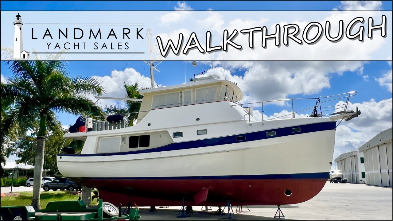 1996 Kadey-Krogen 48 Whaleback “Sue Sea Q” [WALKTHROUGH] - Fort Myers, FL