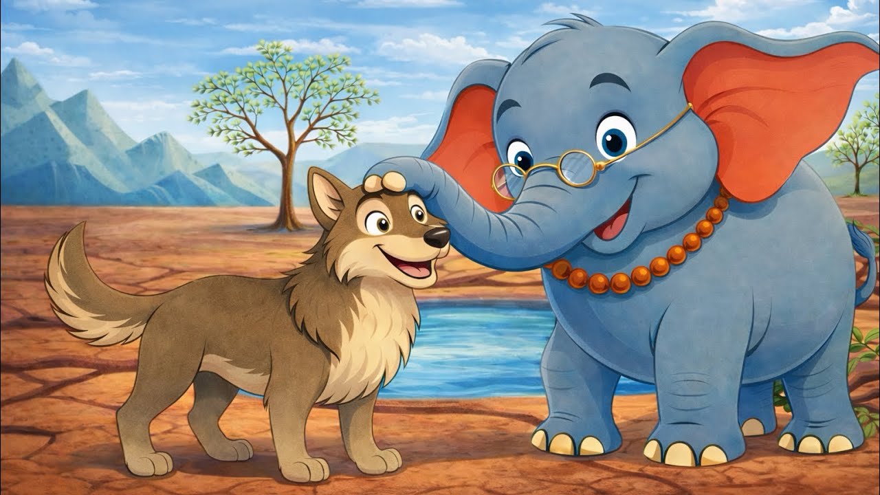 महागुरु गजराज और चतुर चेला | Hindi Moral Story | Jungle Story | Kids Animated Story | #moralstory 