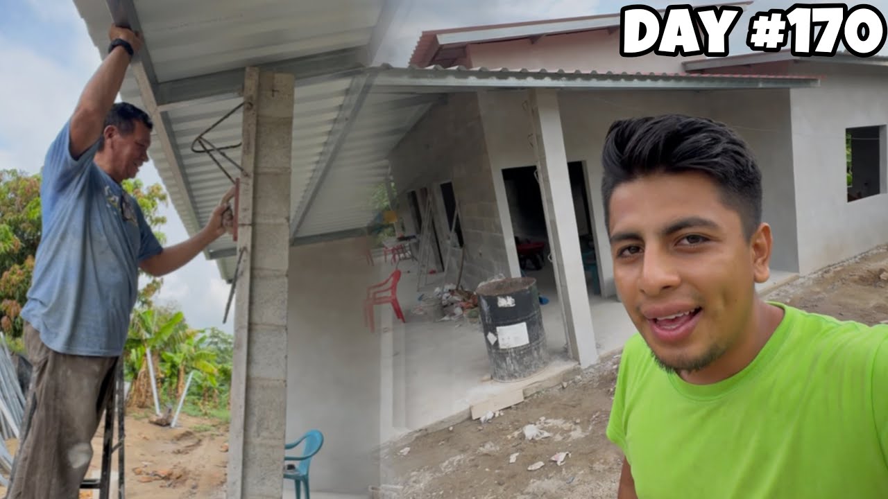 DÍA 170 de CONSTRUCCIÓN DE LA CASA. ¿VALE LA PENA CONSTRUIR CASA EN EL SALVADOR?