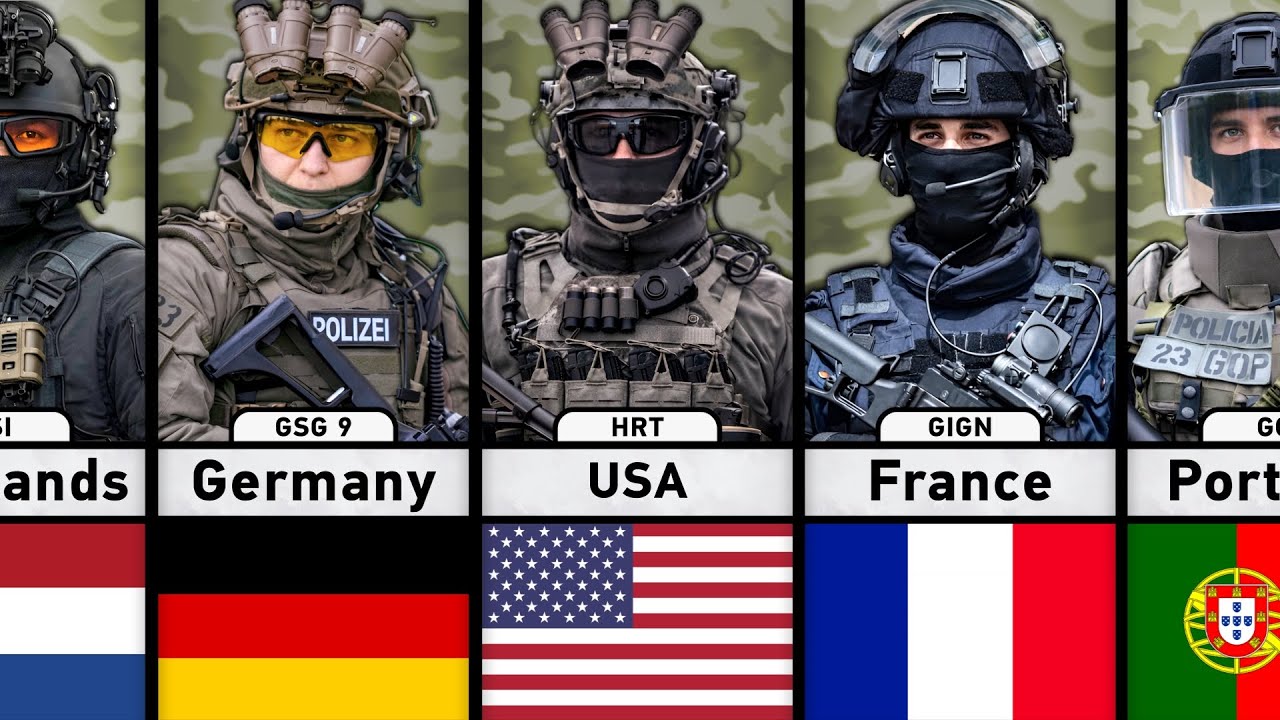 Most Dangerous Police Special Forces of Each Country! Some of Them You Won't Believe Exist!