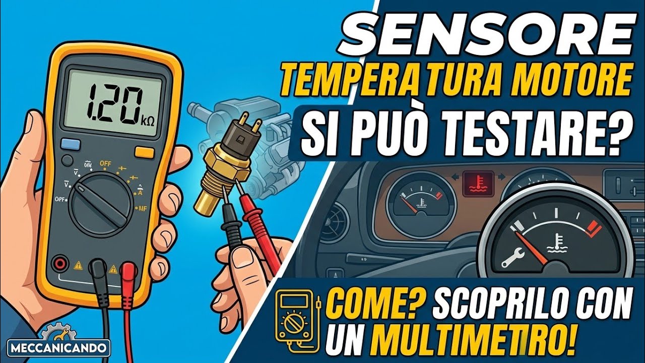Come testare il sensore temperatura motore con un multimetro @Meccanicando