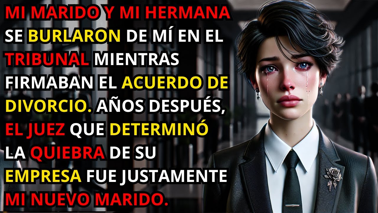 MI MARIDO Y MI HERMANA SE BURLARON DE MÍ EN EL TRIBUNAL MIENTRAS FIRMABAN EL ACUERDO DE DIVORCIO....