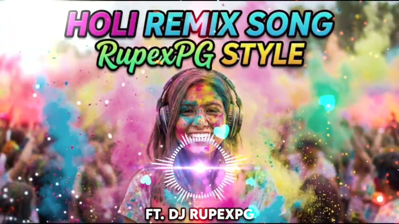 🔥 रंगांची उधळण होळी रिमिक्स 2026 | DJ RupexPG स्टाईल | Marathi Holi Bash Beat Drop! 🎉