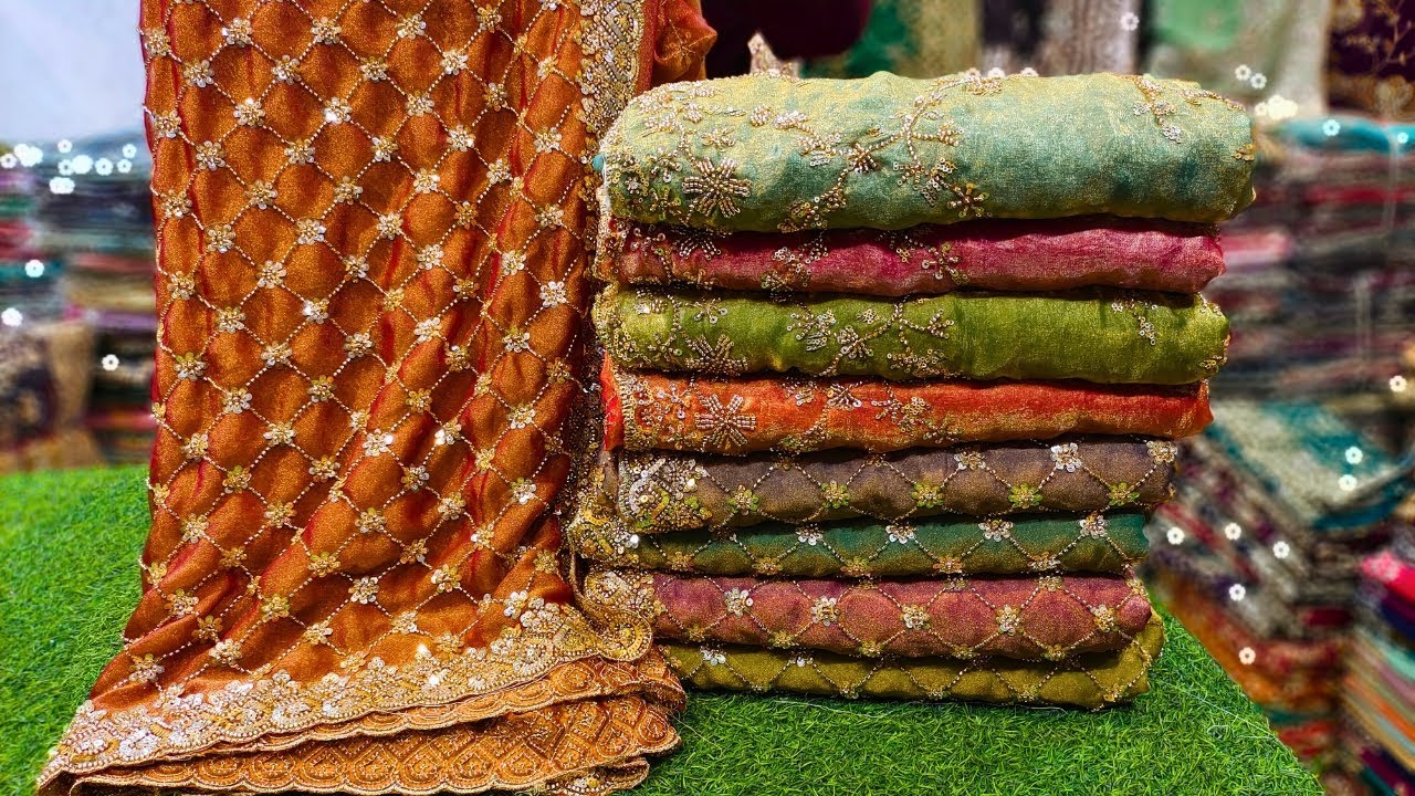 Latest Tissue Organza Sarees 💖 Wedding & Banarasi Sarees | Wholesale Price Only Hyderabad