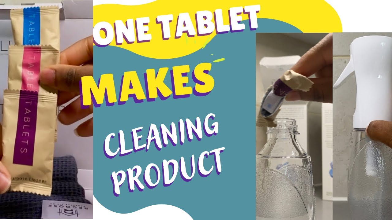 ONE TABLET MAKES CLEANING PRODUCT | ECO CLEANING  | PRODUCT REVIEW | #cleanwithme #ecoproducts