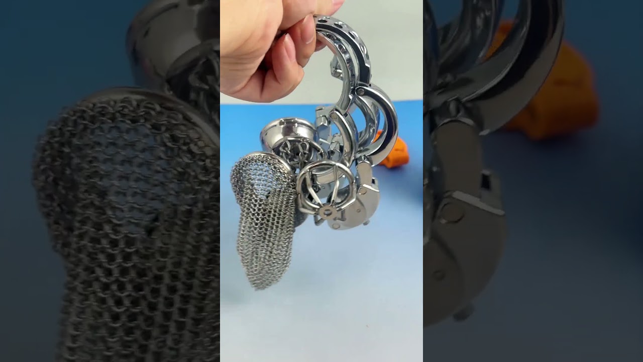 Heavy, Solid, Unbreakable &ndash; The Adjustable Metal Series 🔩#MetalChastity  #Locktober #AdjustableCage