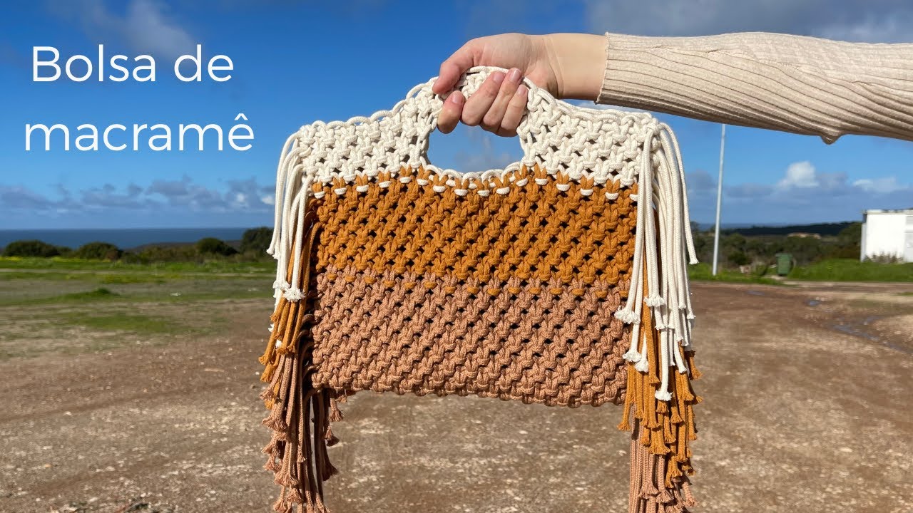 Bolsa de Macramê mais Fácil do mundo | Passo a Passo para Iniciantes