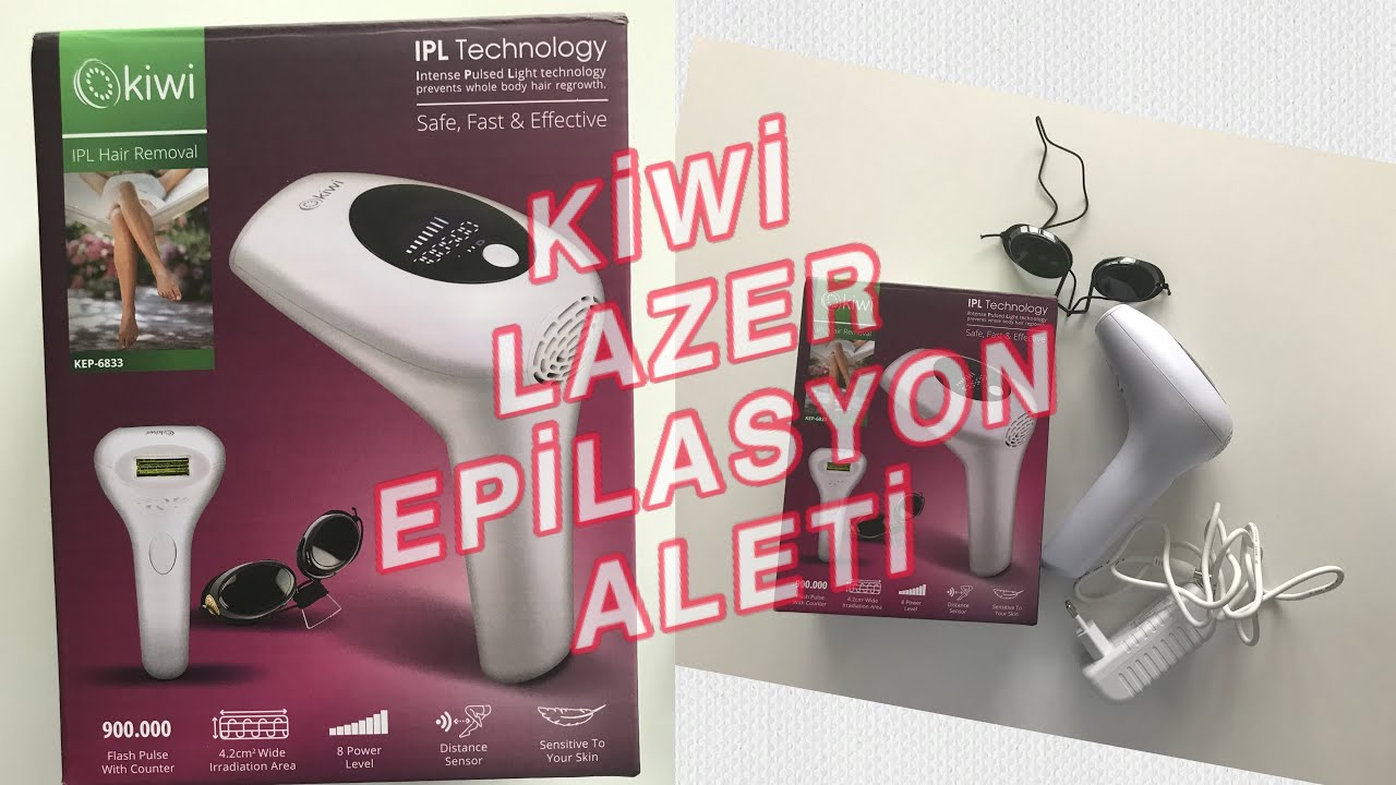 KIWI IPL LAZER EPİLASYON ALETİ  3 HAFTA KULLANIM SONRASI YORUMLARIM