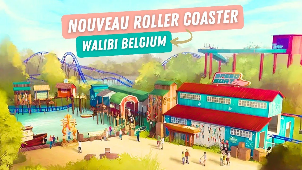 🎢NOUVEAUTÉ MAJEURE à Walibi Belgium (roller coaster & zone) - EDB World #178