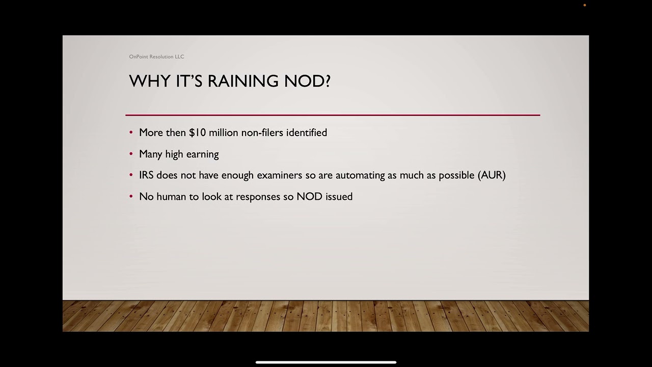 Notice of Deficiency, Now What