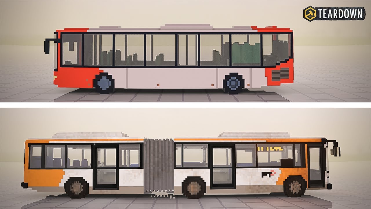 BASIC BUS vs ARTICULATED BUS | Teardown
