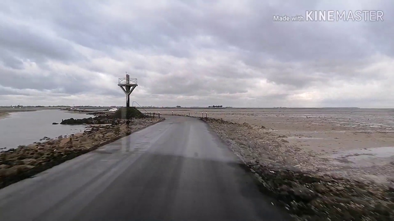 Le passage du Gois en Vendée avec un camping car de 1988