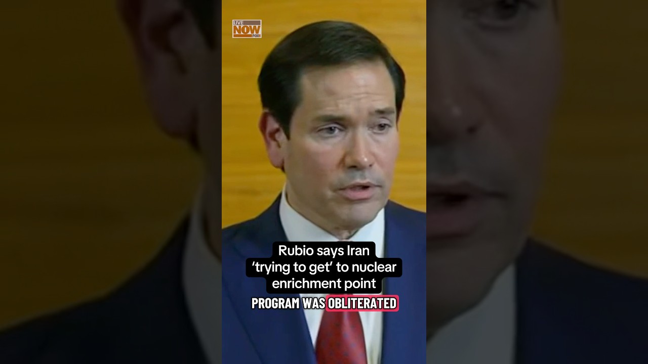 Rubio on Iranian nuclear enrichment