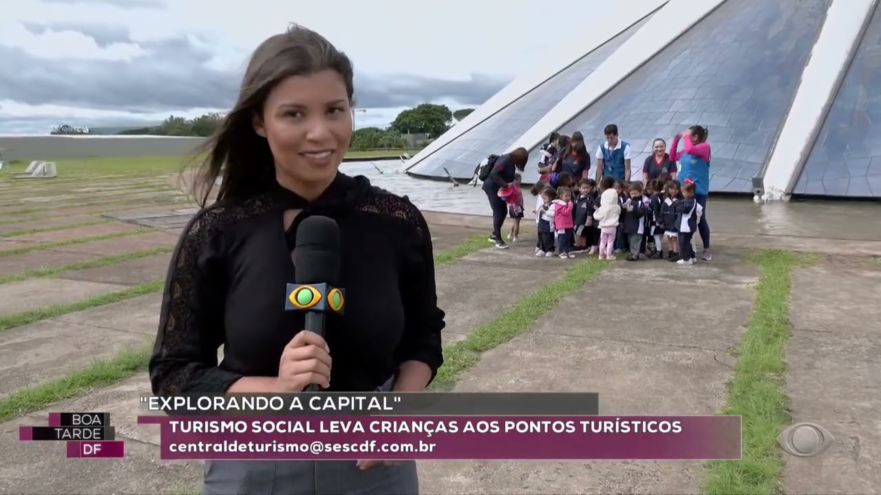 Turismo social leva crianças aos pontos turísticos
