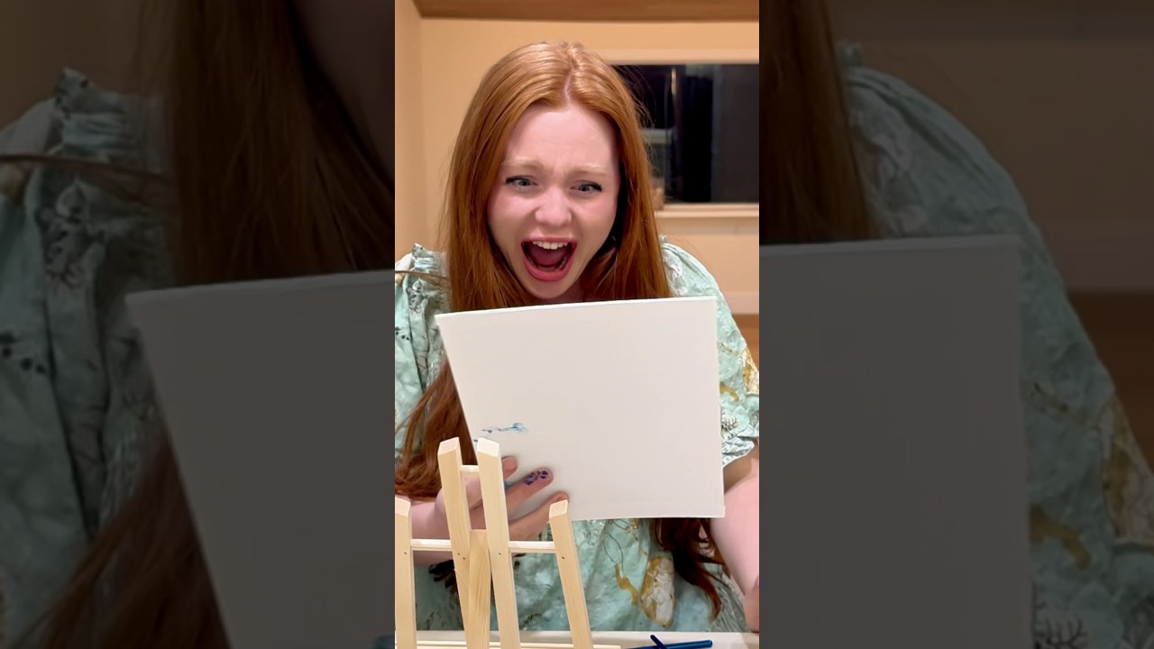 WAIT FOR HIS PAINTING OF ME 🤣😂 @RegalNoise #hannahandregal #couple #funny #relationship #humor