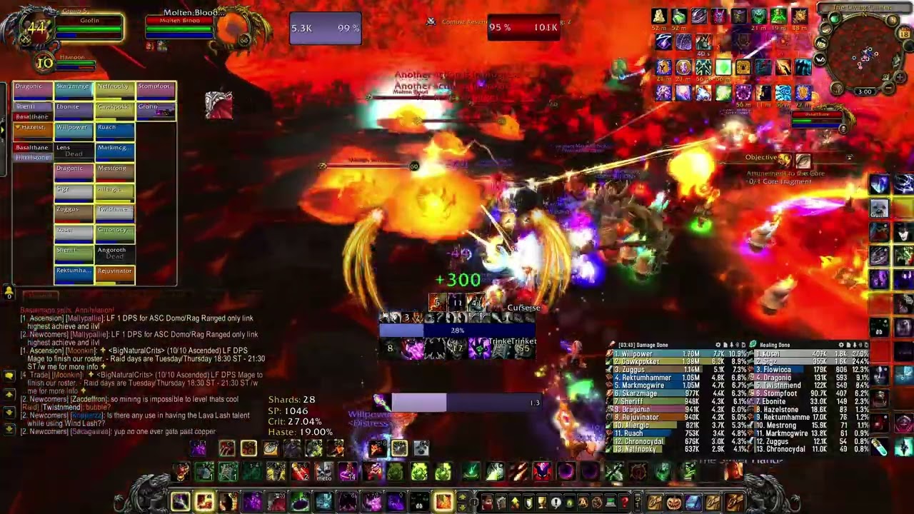 Ony Basalthane heroic on BronzeBeard Ascension . WLC Guild run