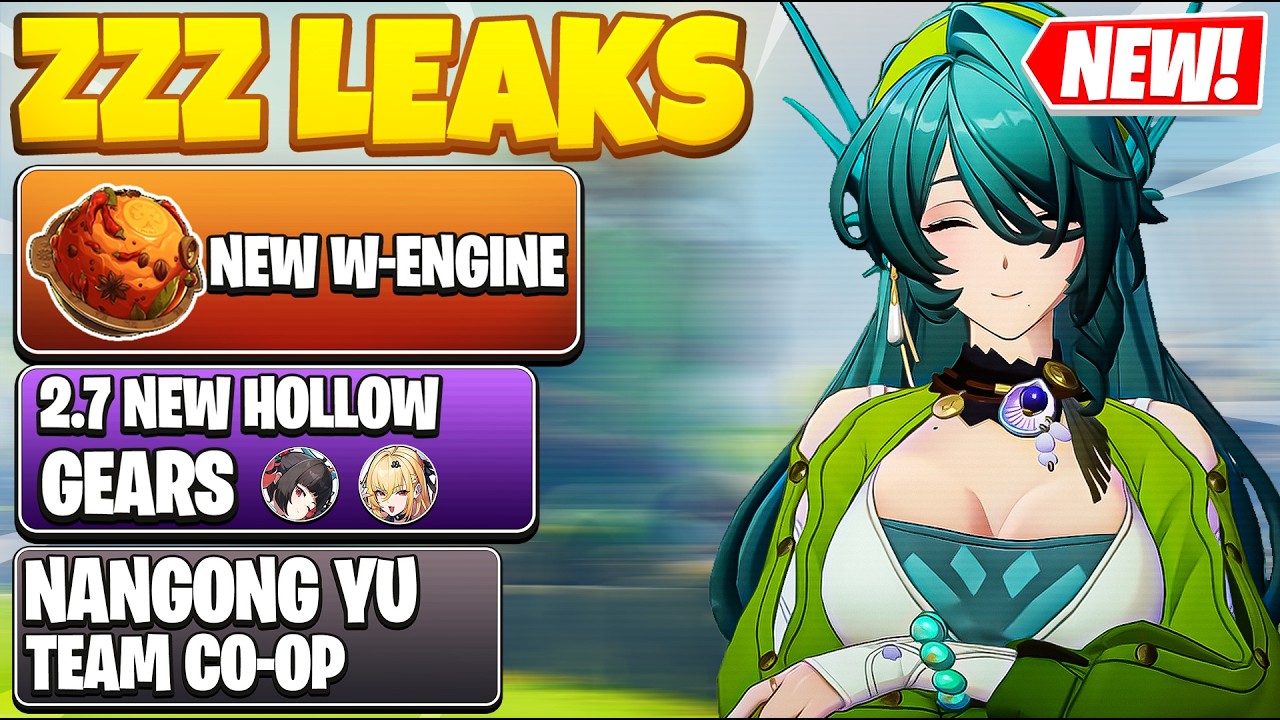 ZZZ LEAKS! V2.7 New W-Engine, Lost Void Gears, Nangong Yu Team Animation & More! | Zenless Zone Zero