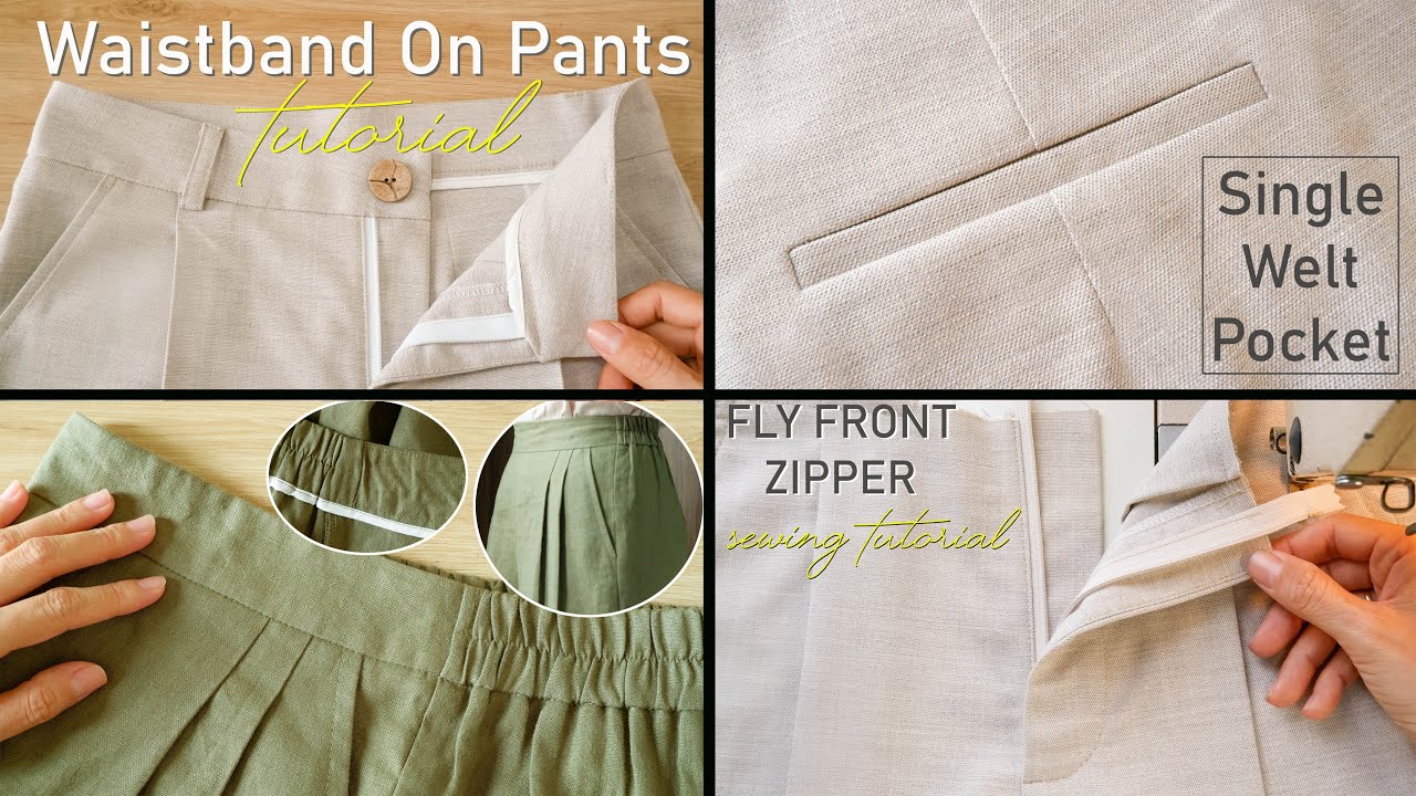✅ 4 Techniques To Sew Trousers That Every Tailors Should Know | Thuy Sewing