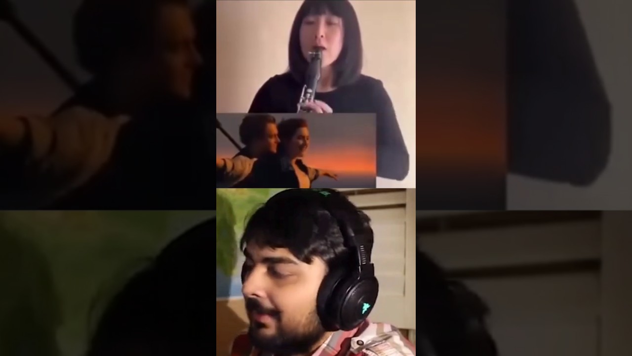 Titanic theme song,my heart will go on cover #funny #comedy #reaction #youtubeshorts #youtubefeed