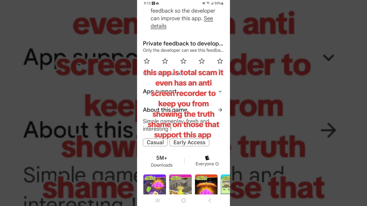 scam app tile win cash