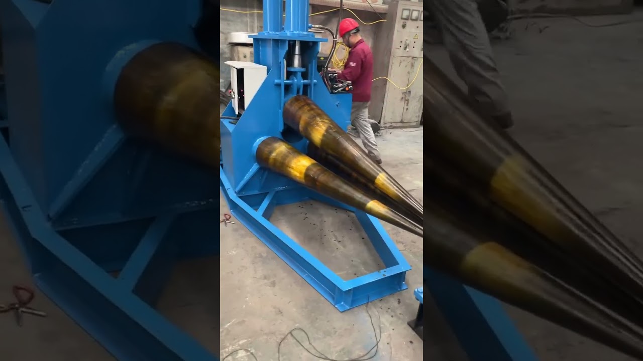 three roller cone rolling machine, cone roller, customized, +8613605365292, sales3@soarmachinery.com