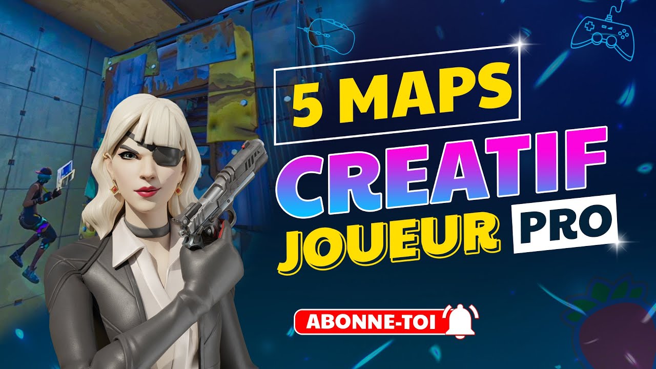 5 MAPS CREATIF QUE TU DOIS CONNAITRE SI TU VEUX PROGRESSER DANS FORTNITE