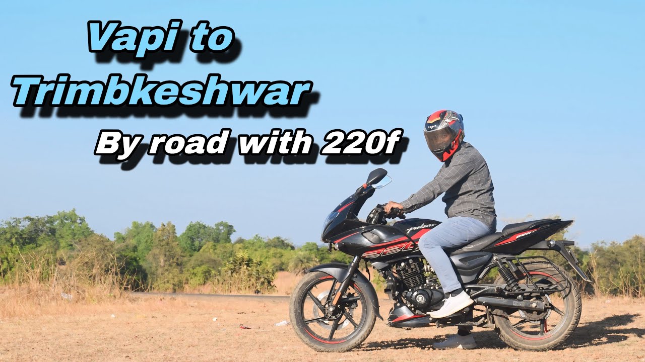 Vapi to Trimbkeshwar by road with Bajaj Pulsar 220F 😍 | Skp Vlogs 
