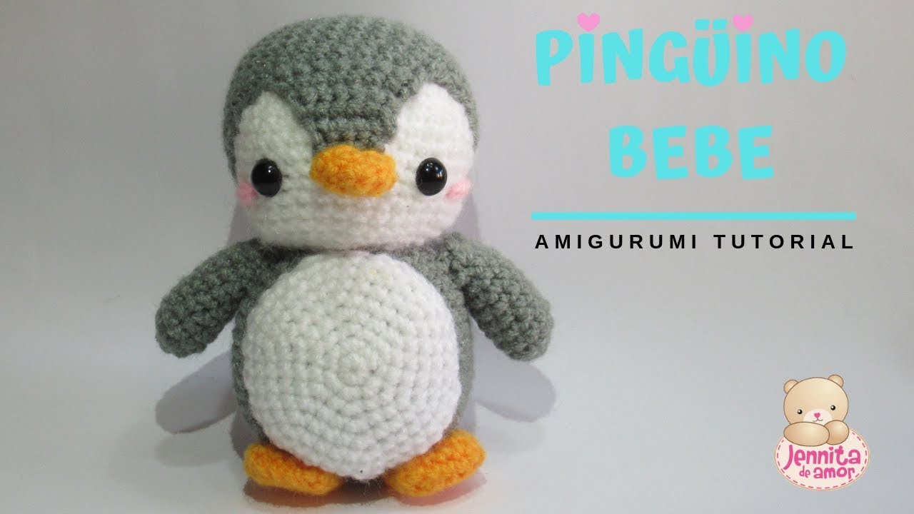 BEBE PINGüINO  Amigurumi Tutorial Crochet