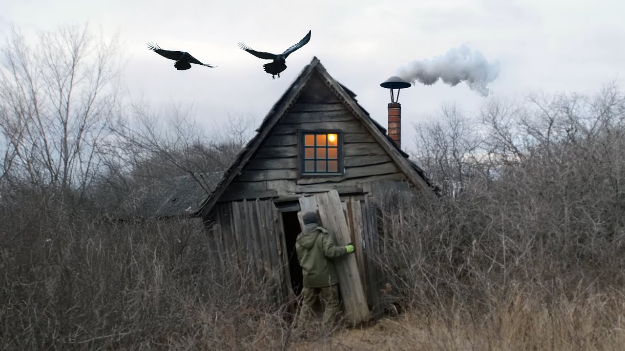 Restoring an Abandoned House in the Wild: One Man's Journey to Cozy Living 🌲🏡